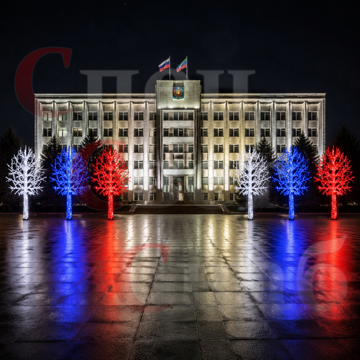 световое дерево "Берёза"