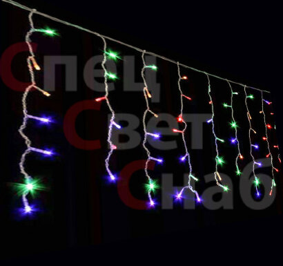 Бахрома уличная 3*0,9 м. Led 232. Разноцветная. СПП.